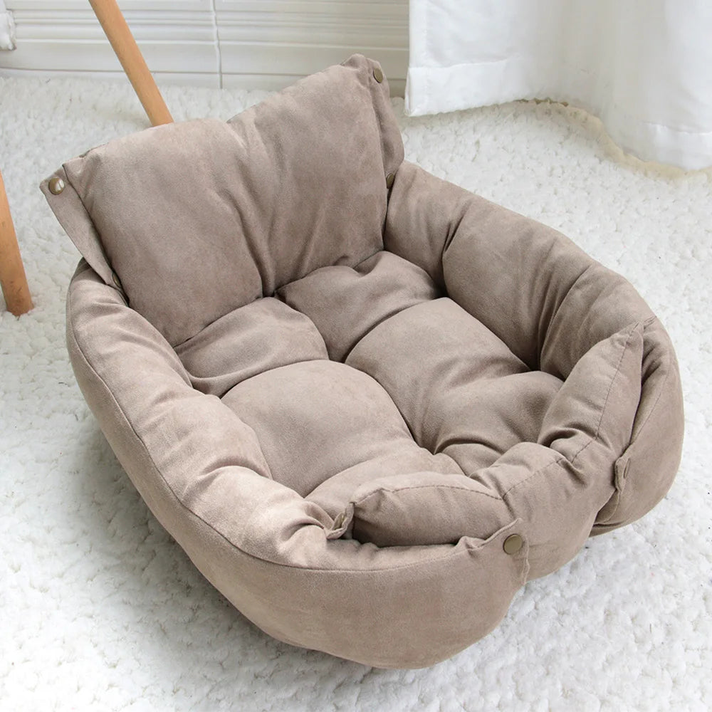 3-in-1 Warm Dog Bed & Sofa – Multifunctional Pet Cushion for Dogs & Cats (Small to Large Breeds)