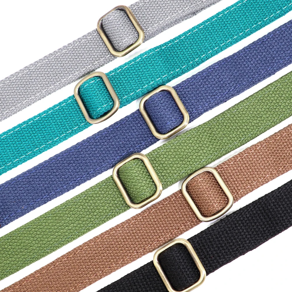 Nylon Custom Dog Collar & Leash Set – Personalized with Leather Nameplate