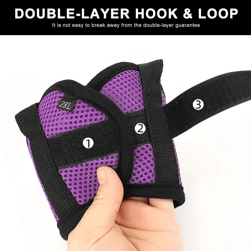 Mesh Nylon Dog Muzzle – Adjustable Breathable Anti-Bark Muzzle for Small, Medium & Large Dogs