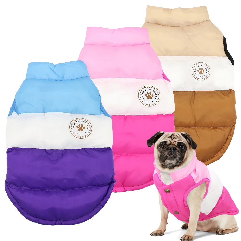 Warm Winter Dog Coat – Soft Thick Jacket for French Bulldog, Pug, Chihuahua &amp; More