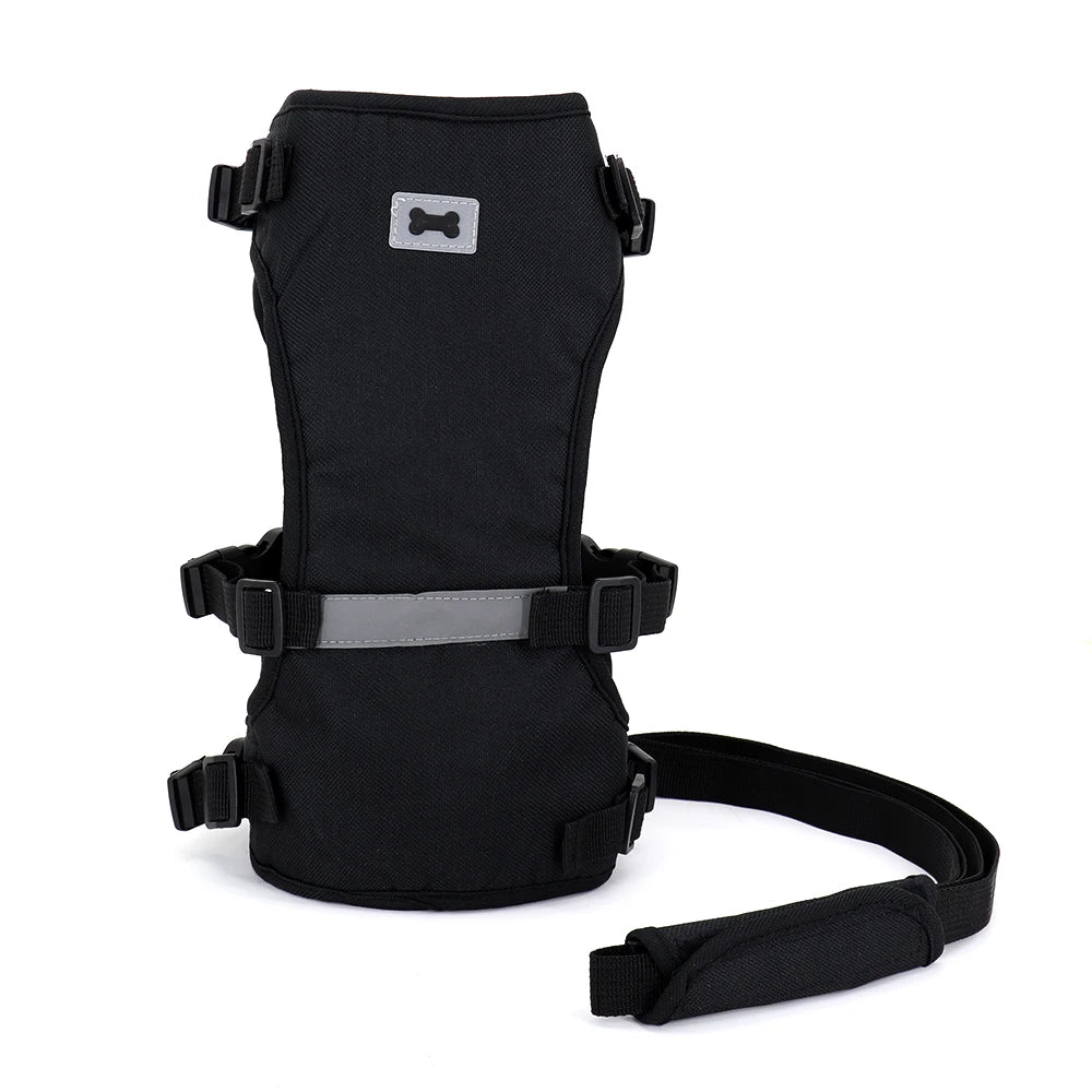 Reflective Nylon Mesh Pet Lift Harness For Old Injuries Dogs Perro Adjustable Puppy Harness Vest With Full Body Support Handle