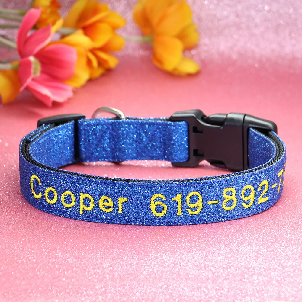 ✨ Personalized Dog Collar with Embroidered Name & Phone Number – Keep Your Pup Safe in Style!