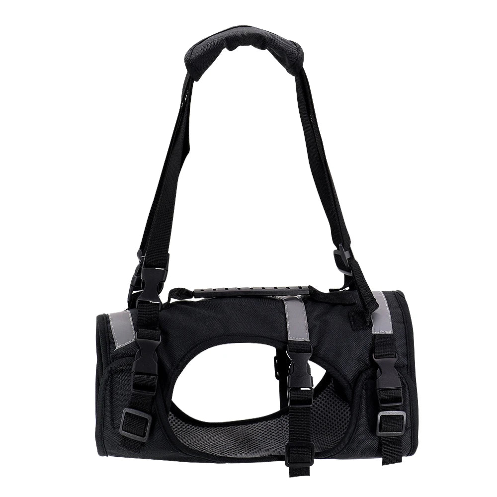 Reflective Nylon Mesh Pet Lift Harness For Old Injuries Dogs Perro Adjustable Puppy Harness Vest With Full Body Support Handle