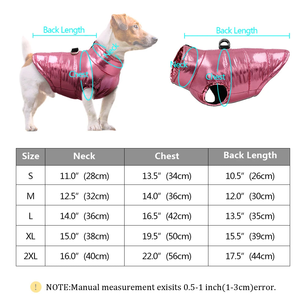Waterproof Dog Coat with Hood – Warm Winter Jacket for Small, Medium & Large Dogs