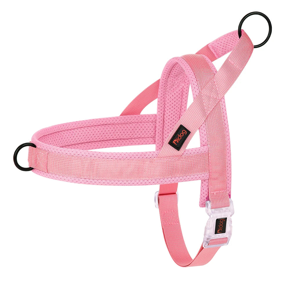 Adjustable Nylon Dog Harness Colorful Pet Dogs Vest Harness With Quicklace Control Handle for Small Medium Large Dogs Chihuahua