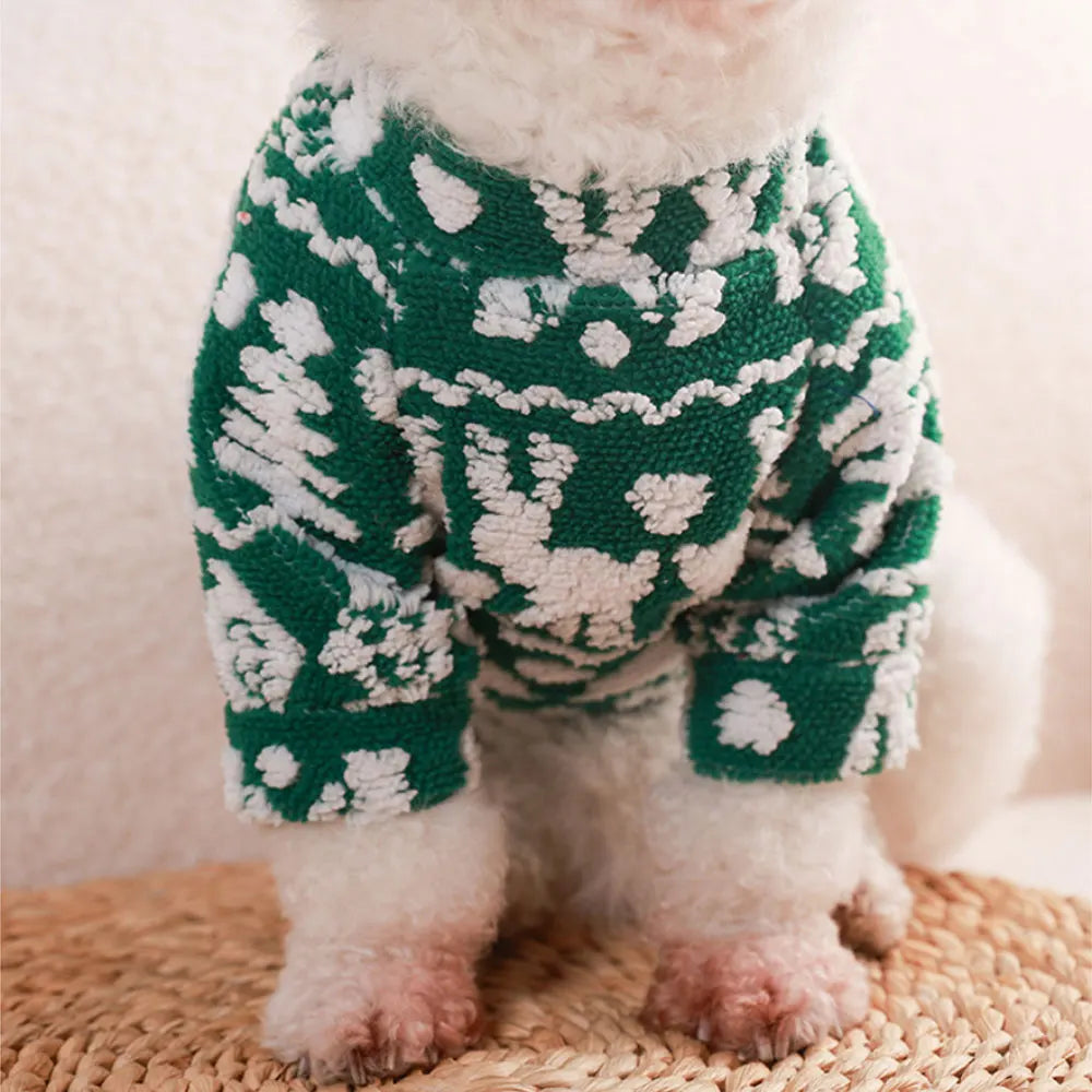 Christmas Dog Clothes – Soft Fleece Vest for Dogs & Cats