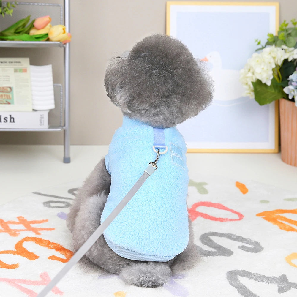 Warm Fur Dog Clothes – Soft Fleece Puppy Winter Sweater Jacket Coat for Small Dogs Chihuahua Yorkie