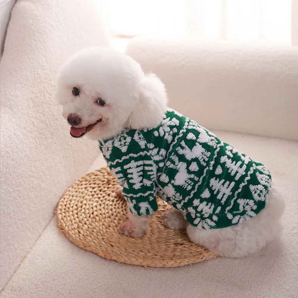 Christmas Dog Clothes – Soft Fleece Vest for Dogs & Cats