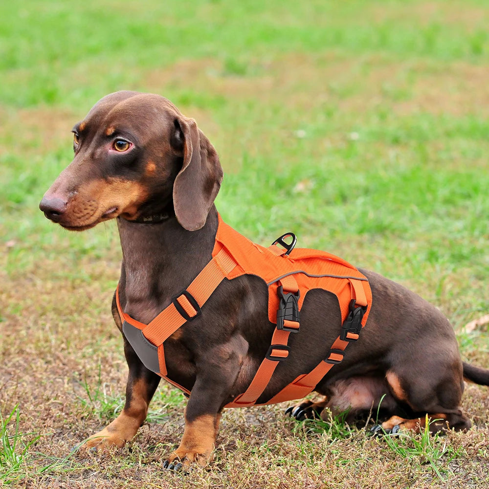 No Pull Dog Harness Reflective Waterproof Pet Harness Vest With Handle for Small Medium Large Dogs Walking Training Chest Straps