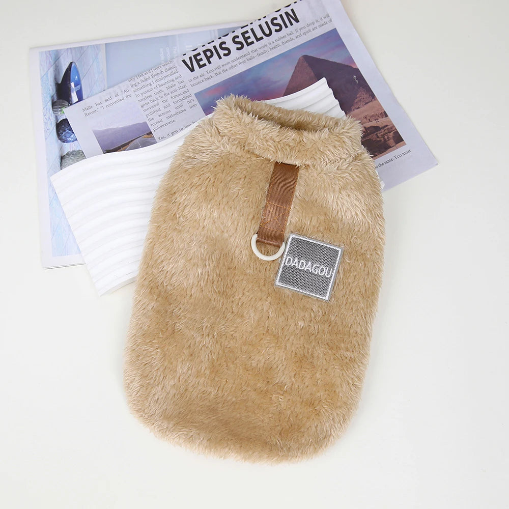 Warm Fur Dog Clothes – Soft Fleece Puppy Winter Sweater Jacket Coat for Small Dogs Chihuahua Yorkie