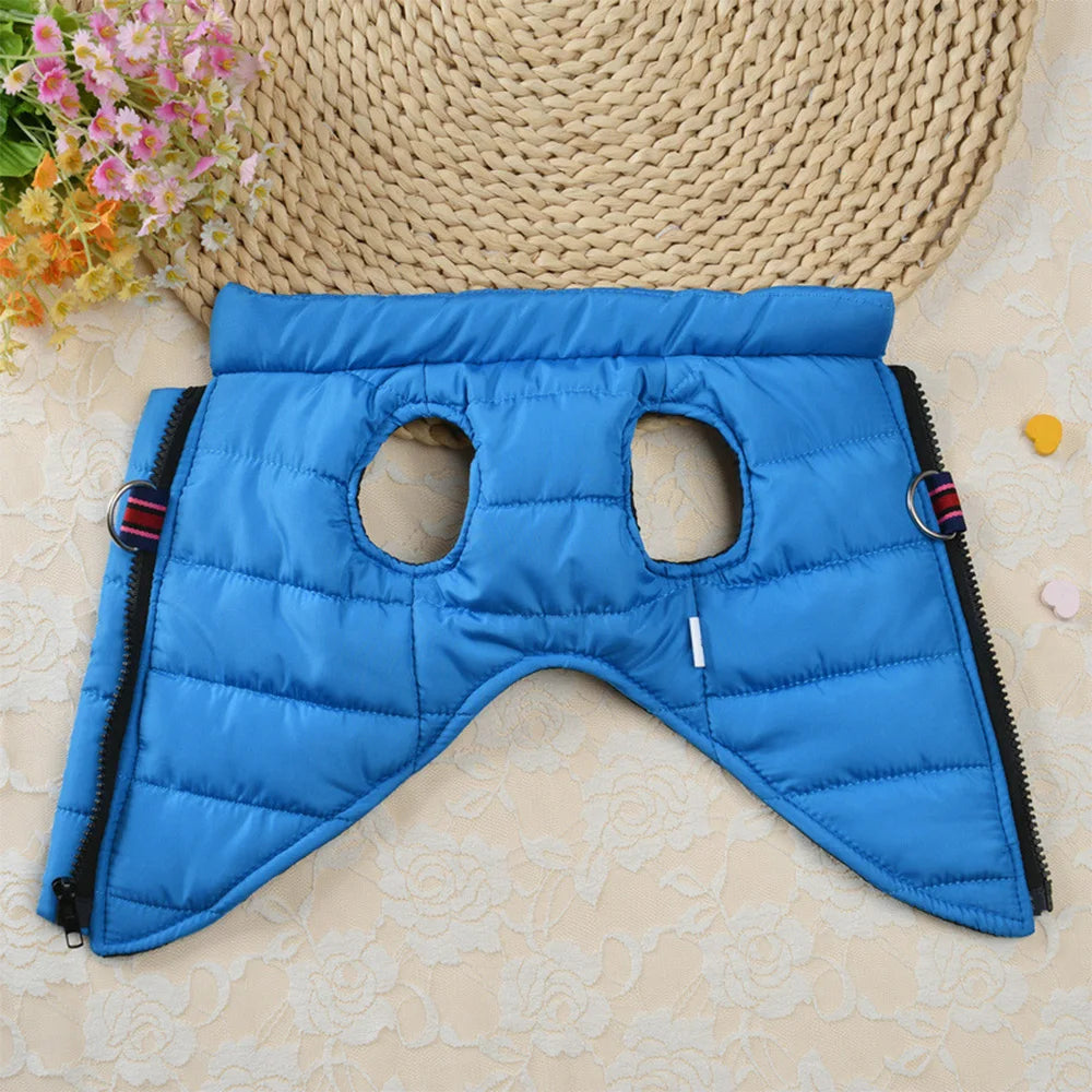Warm Cotton Dog Vest – Winter Jacket for Small & Medium Dogs