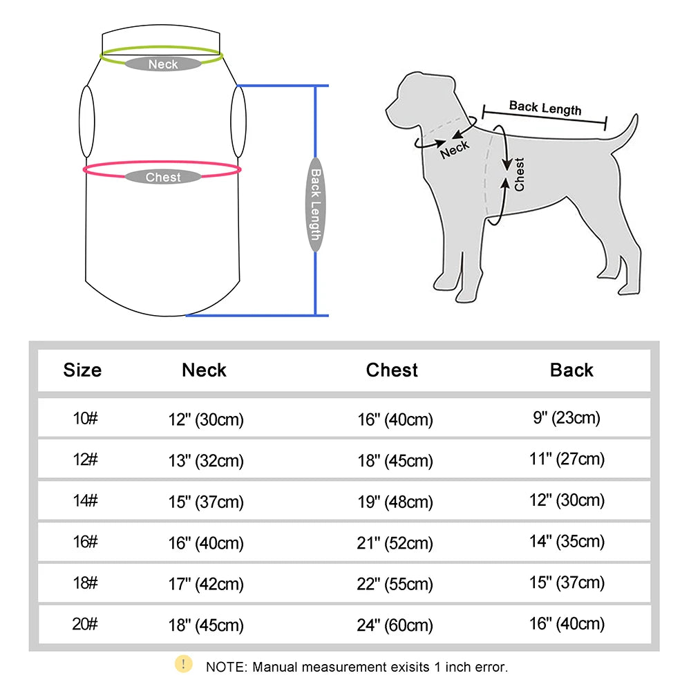 Fashion Dog Clothes Harness For Small Medium Large Dogs French Bulldog Pug Chihuahua Clothes Winter Pet Vest Puppy Coat Jacket