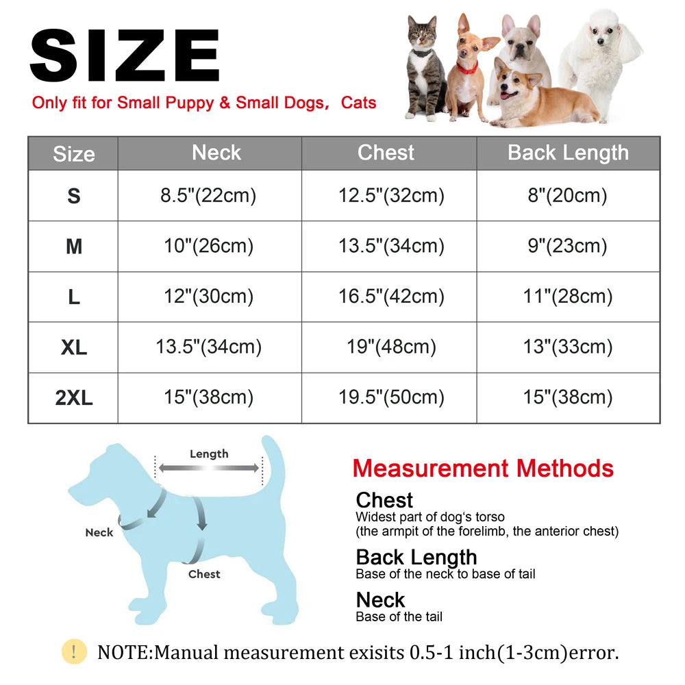 Winter Fleece Dog Jacket – Warm Teddy Coat for Small & Medium Pets
